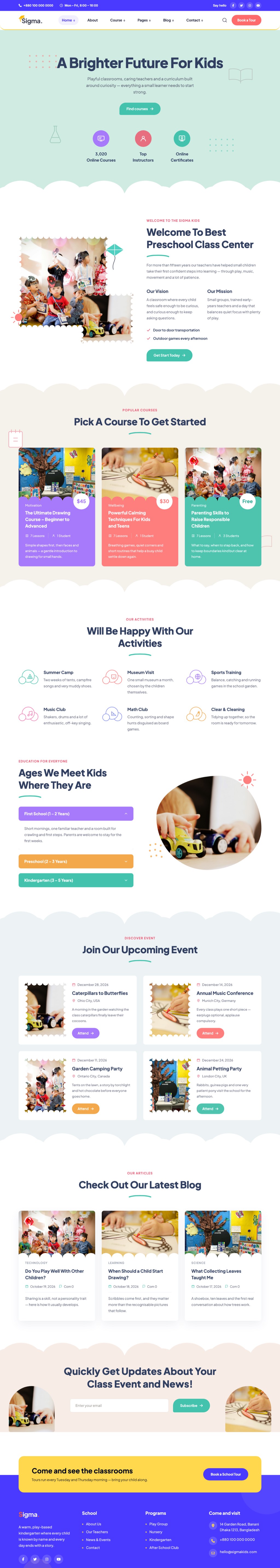 Home Four – Kindergarten